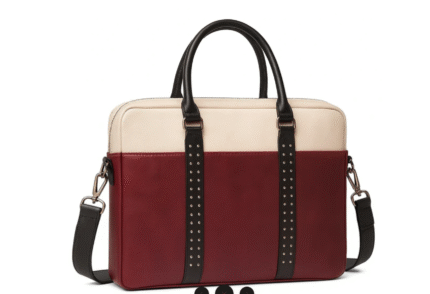 16-inch executive laptop bag for business professionals, sleek and durable design with shoulder strap ✅ Title