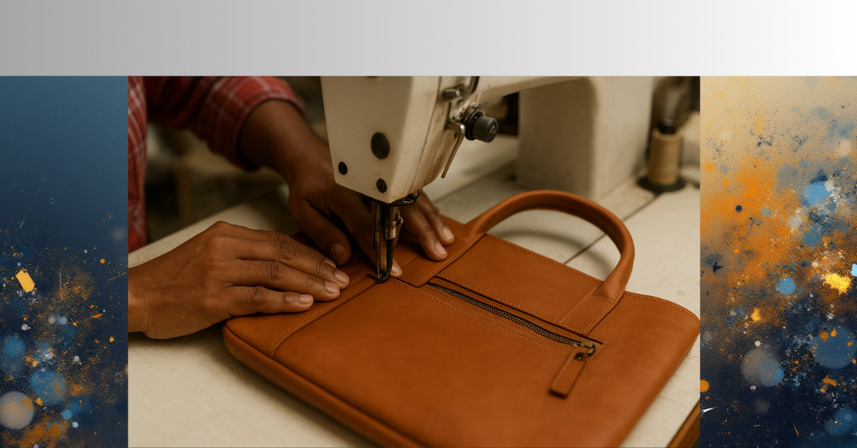 “Office laptop bag by Quivi Enterprises – premium corporate gifting bag manufacturer in Mumbai”