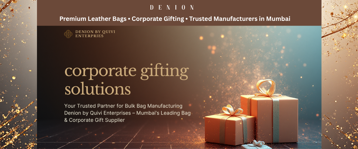 “Corporate gift combo set by Denion Leather – corporate gifting supplier in Mumbai”