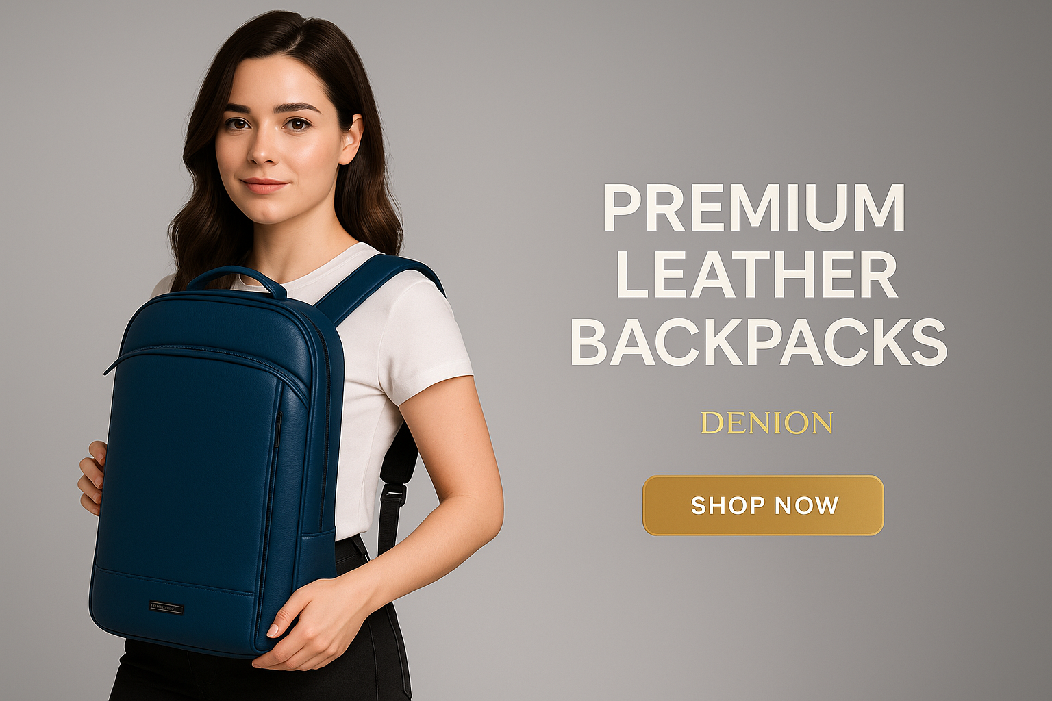 Premium backpacks by Denion Leather – lightweight, durable travel and school bags